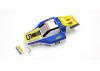 Kyosho Optima Body Set (Blue/White) Mini-Z Buggy