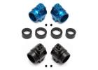 Associated B5 / B5M Factory Team Aluminium Rear Hubs - Blue