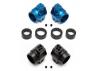 Associated B5 / B5M Factory Team Aluminium Rear Hubs - Blue