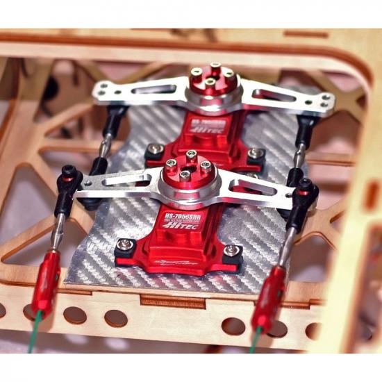 Hitec Ultra Duty Rudder Tray Conversion Set (58499)