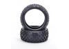 Schumacher Stagger Rib 1:8 Buggy Tyres - Yellow - 1 Pair