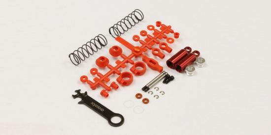 Kyosho Front Shock Set (2) Tomahawk - Red