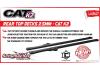 Carbon Fibre CF Top Decks - Rear - 2.5mm - CAT K2 - Pair