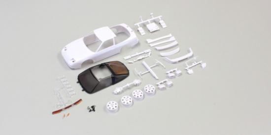 Kyosho Body Shell - Nissan 180Sx Mini-Z + Rims (White Body)