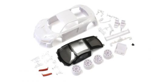 Kyosho Body Shell - Audi R8 Lms 2015 Mini-Z + 2WD Rims (White Body)