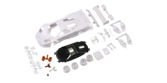 Kyosho Body Shell - McLaren F1 GTR Mini-Z + 2WD Rims (White Body)