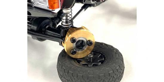 KYOSHO Brass Front Hub Mini-Z 4X4 MX01 (2)