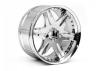 HPI LP35 Wheels - Work LS406 Chrome - 1 Pair ** CLEARANCE **
