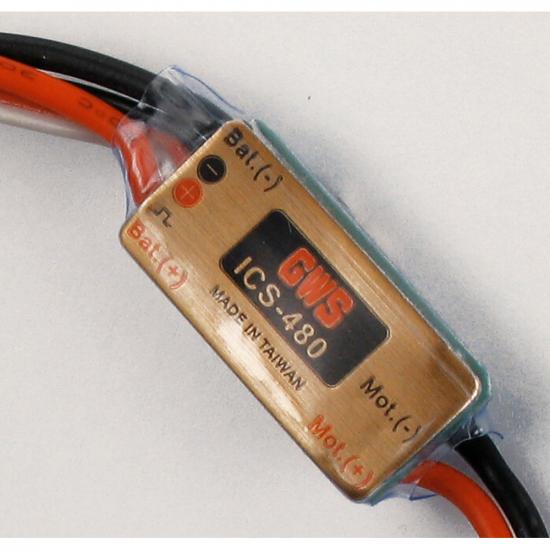 GWS Ics-480 Speed Controller (25A) 5-8 Cells Bec