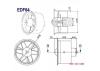 GWS Edf64 Ducted Fan Unit(6-Blade/150 Motor)