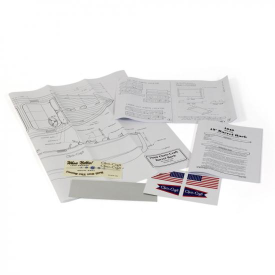 Dumas Chris-Craft Barrel Back Kit (1234)