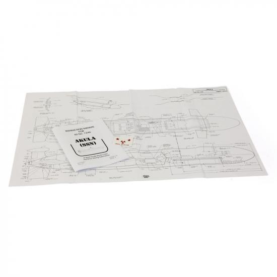 Dumas 5501790 Dumas Akula Submarine Kit (1246) Boats / Ships