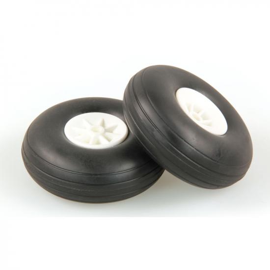 J Perkins JP 2.1/2Ins - (63mm) White Wheels (2)
