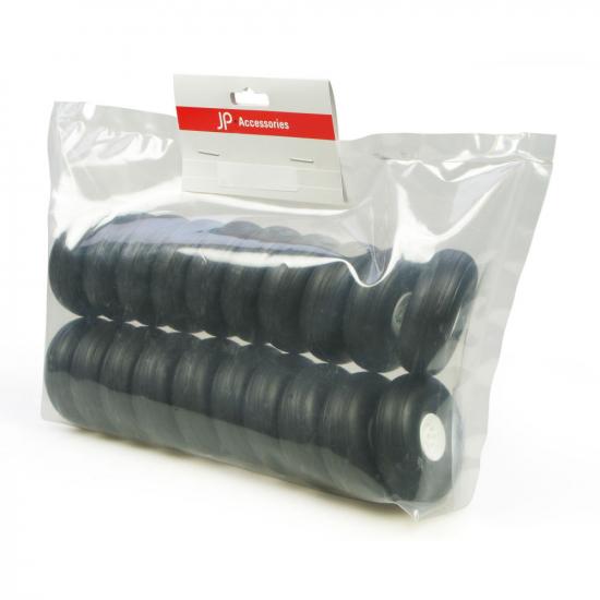 J Perkins JP White Wheels 3.1/2Ins - (87mm) (10)