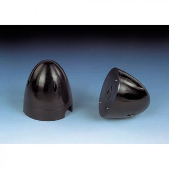 J Perkins 3.1/2Ins (89mm) - 2 Blade Black Spinner
