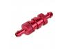J Perkins Fuel Filter Anodised Red