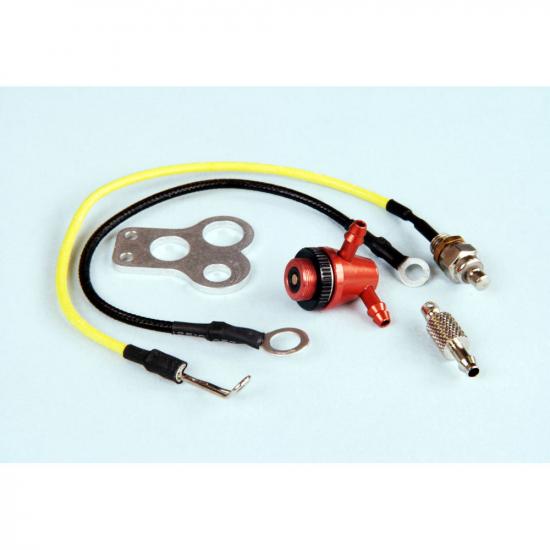 J Perkins Remote Glow Lead W/Fuel Valve + Mount Set