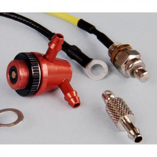 J Perkins Remote Glow Lead W/Fuel Valve + Mount Set