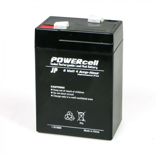 J Perkins 6V 4 AMP Powercell Gel Battery