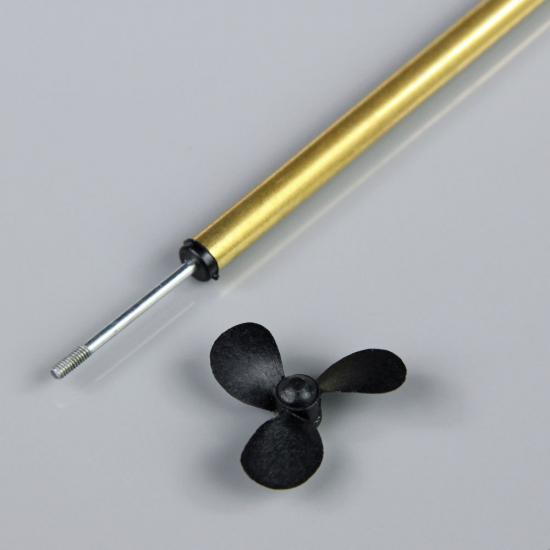 JP 15cm (6in) M2 Boat Propeller Shaft (Brass) with 30mm Prop