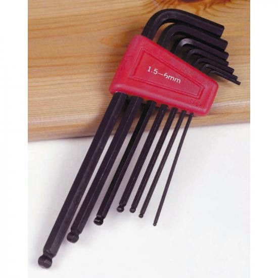 J Perkins 7Pc Ballend Allen Keys Metric. 1.5-6mm