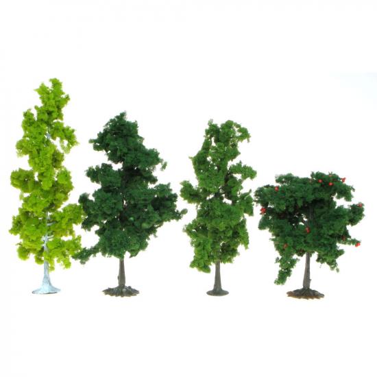 Heki 1360 50 Assorted Trees 8-13Cm - Bulk Pack Of 50