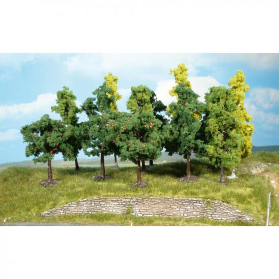 Heki 1360 50 Assorted Trees 8-13Cm - Bulk Pack Of 50