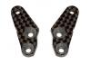 Associated RC8B3 FT Steering Block Arms + 2 Degrees - Graphite (2)
