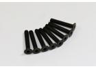Team C Flat Head Hex Screw 3x18 mm (8)