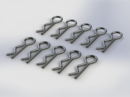 ARAC3450 Arrma Body Clip 6mm (10Pcs)