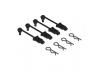 ARAC3445 Arrma Body Clip Retainers 1:10 Scale (Black, 4Pcs)