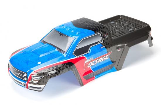 ARAC3327 Arrma Granite Voltage Mega SRS Painted Decaled Trimmed Body (Blue/Black)