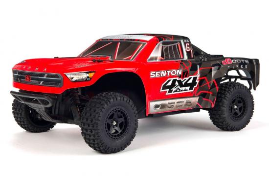 ARAC3334 Arrma Body Painted Decal Trim Red Senton 4X4 Mega
