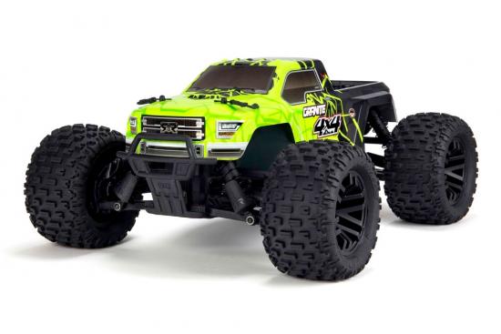 ARAC3335 Arrma Body Painted Decal Trim Green Granite 4X4 Mega