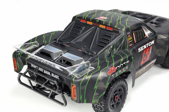 ARAC3409 Arrma Senton 6S Painted BLX Body Black/Green