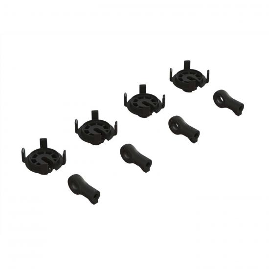 Shock Rod End And Spring Perch Set (4 Shocks)