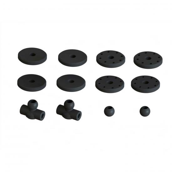 Shock Set Bore:16mm - Length:106mm Oil:2000cSt