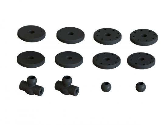 Shock Set 16mm Bore - 110mm Length - 2000cSt Oil