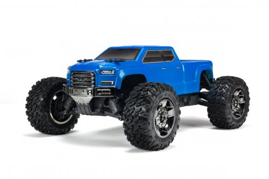 Arrma Big Rock Crew Cab Pre Painted + Decaled Trimmed Bodyshell - Blue