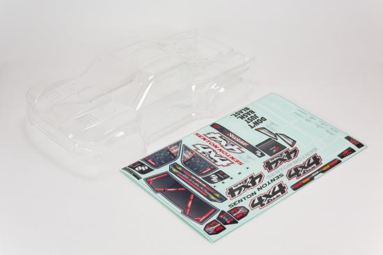 Senton 4X4 Clear Body w/Decals And Window Masks