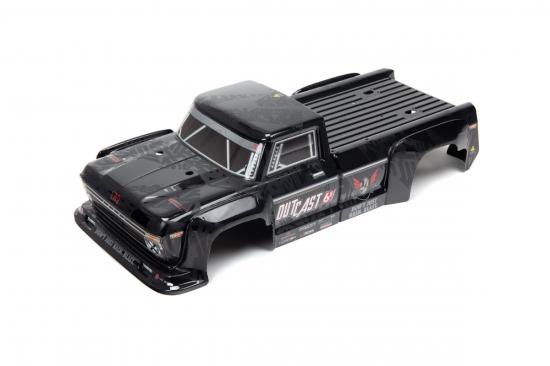 Outcast 6S BLX Painted Decaled Trimmed Body Black