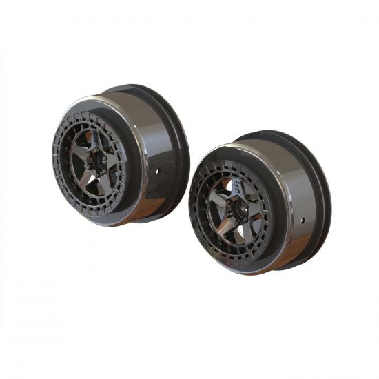 AR510098 SC 2.2 /3.0 Wheel 14mm Hex Black Chrome(2)