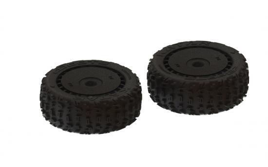 dBoots Katar B 6S Tire Set Black - Pair