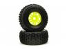 dBoots Fortress Tyre Set Glued Green (Pair) ** CLEARANCE **