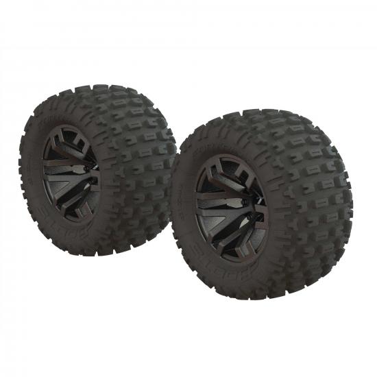 Dboots Fortress MT Tire Set Glued Gun Metal (2)