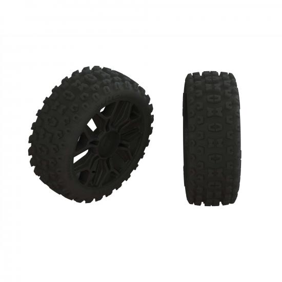 Dboots 2HO Tire Set Glued Gun Metal (2)