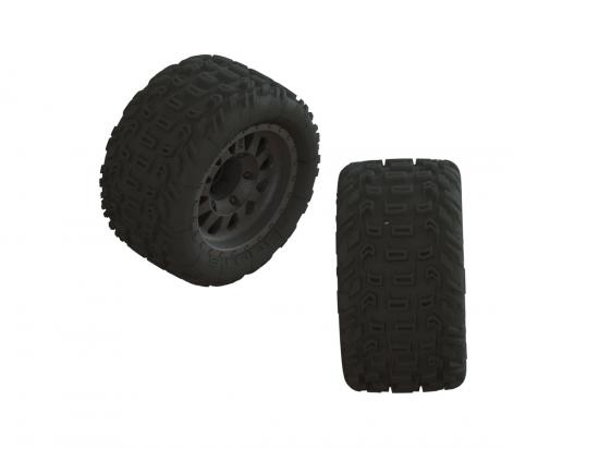 1:10 dBoots Katar MT Pre-Mounted Tire 14mm Hex (2)