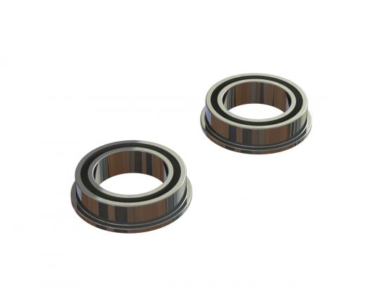 Flange Ball Bearing 10x15x4mm 2RS (2)