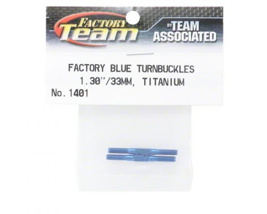 FT Blue Titanium Turnbuckles - 1.30 Inch/33mm