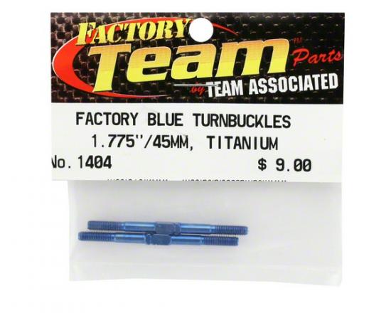 FT Blue Titanium Turnbuckles - 1.775 Inch/45mm